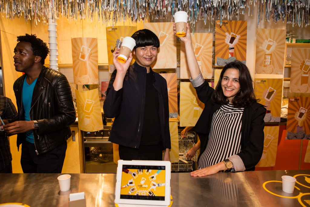 CupCLub launch during LDF 15  Image copyright Sophie Mutevelian